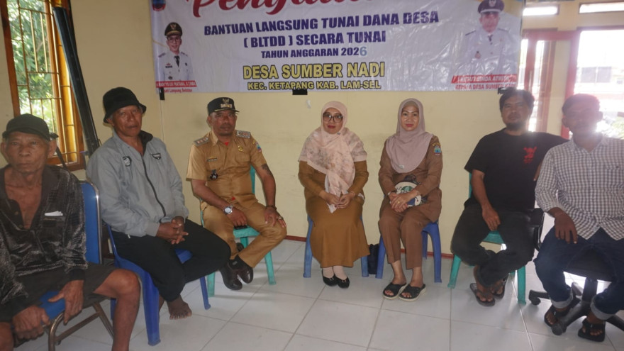 Desa Sumber Nadi Salurkan BLT DD 2026